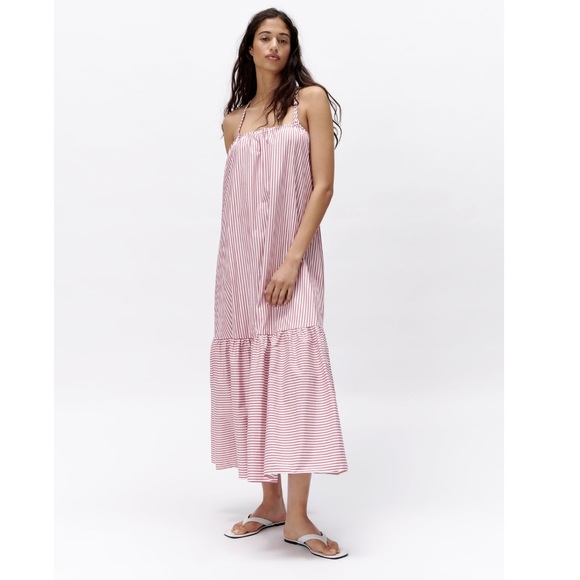 Stripped Poplin Dress Size S NWT - Picture 1 of 9